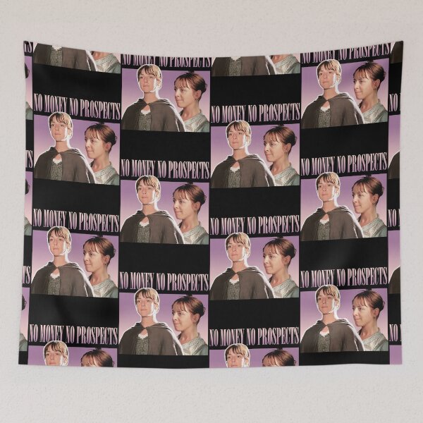 Item preview, No Money No Prospects Pride And Prejudice Quote designed and sold by sophia1z83wn.