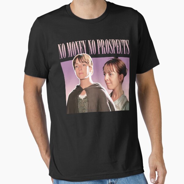 Item preview, No Money No Prospects Pride And Prejudice Quote designed and sold by sophia1z83wn.