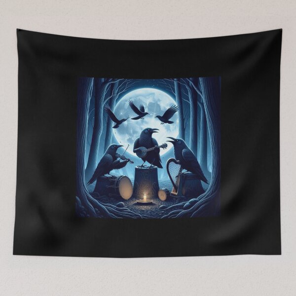 Item preview, Murder of Crows on All Hallows Eve designed and sold by Halifaxartguy.