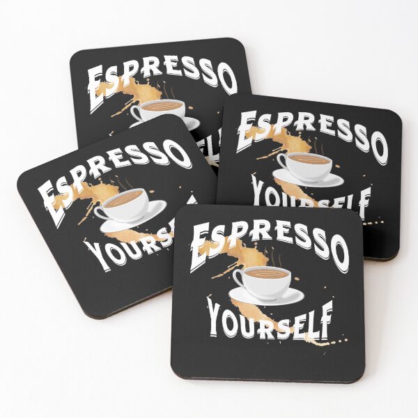 Item preview, Espresso yourself. A design for people who love coffee designed and sold by mARTaCreation.