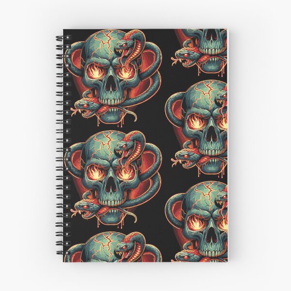 Item preview, Snake With Fire Skull designed and sold by YourFidelity.