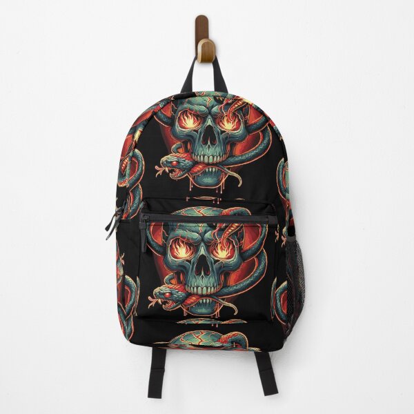 Item preview, Snake With Fire Skull designed and sold by YourFidelity.