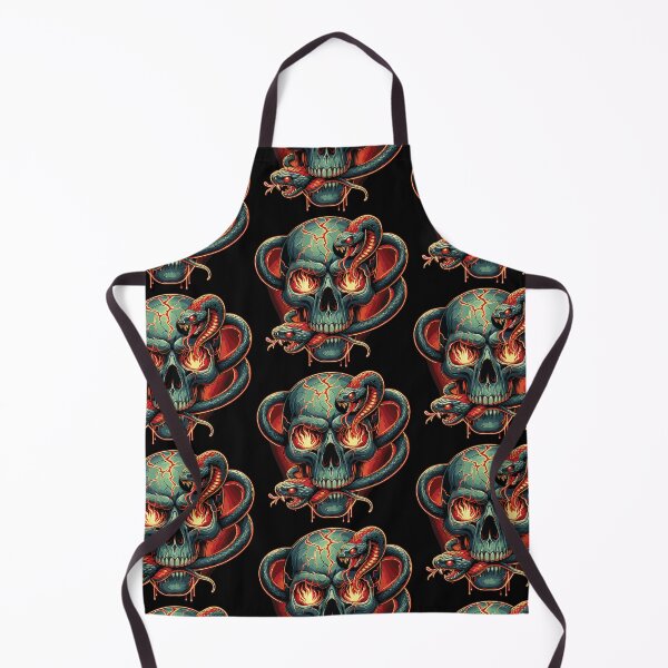 Item preview, Snake With Fire Skull designed and sold by YourFidelity.
