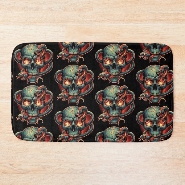 Item preview, Snake With Fire Skull designed and sold by YourFidelity.