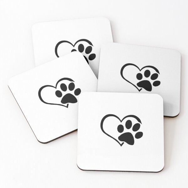 Item preview, Pawfect Love: Heart and Paw Print Design designed and sold by tutoo clothes.