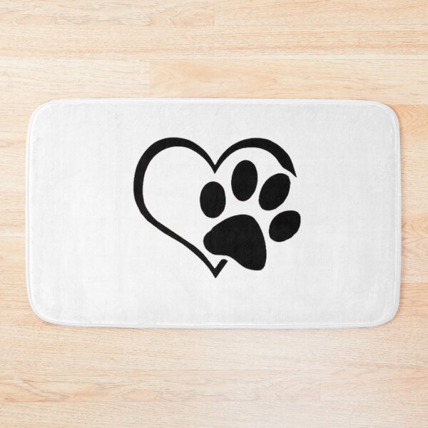 Item preview, Pawfect Love: Heart and Paw Print Design designed and sold by tutoo clothes.