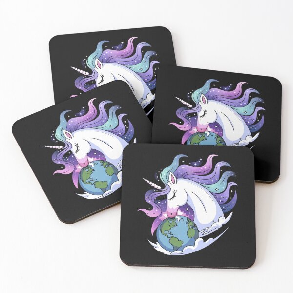 Item preview, Cosmic Unicorn Eating Earth | Fantasy Space designed and sold by Dualvogue009.