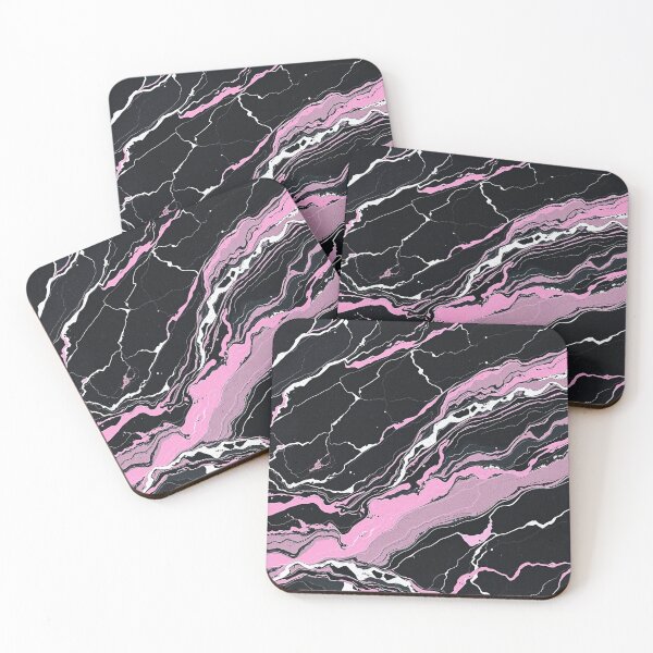 Item preview, Black & Pink Marble designed and sold by tonymagnerart.
