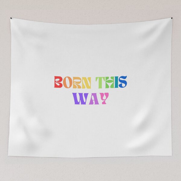 Item preview, Born This Way Sticker designed and sold by weepingw1llow.