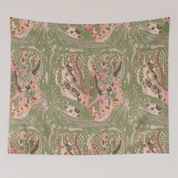 Item preview, Boho doodles and blotches/impressionist designed and sold by Nawafiadesigns.