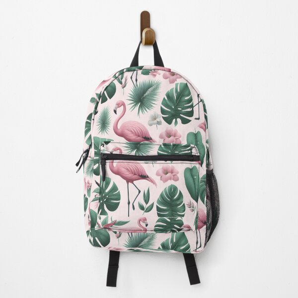 Item preview, Tropical Flamingo Flower Jungle designed and sold by svarupa.