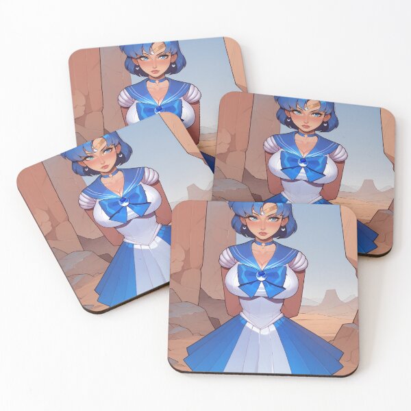 Item preview, Blue Haired Schoolgirl designed and sold by WaifuBrowser.