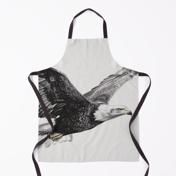 Item preview, Pencil drawn Bald Eagle High Quality Black and White Design designed and sold by Pencil-Art.