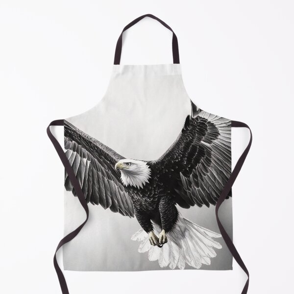 Item preview, Pencil drawn Bald Eagle High Quality Black and White Design designed and sold by Pencil-Art.