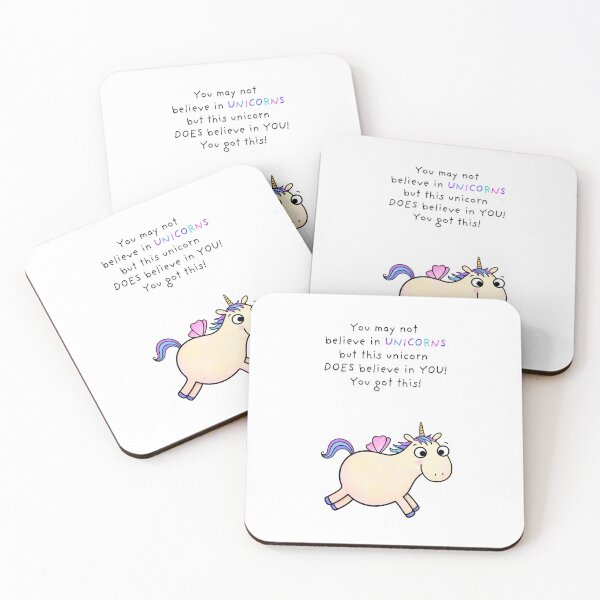 Item preview, You may not believe in unicorns, but this unicorn does believe in you! :) designed and sold by Claske.