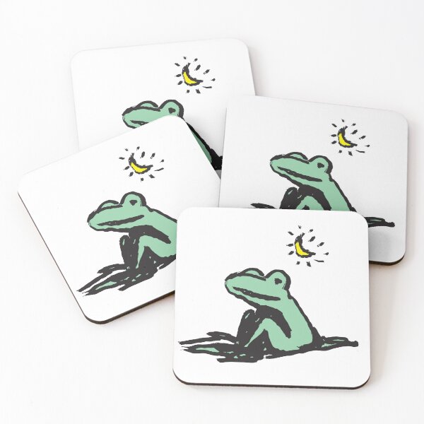 Item preview, Minimalist Cute Frog Drawing designed and sold by Kara Draws.