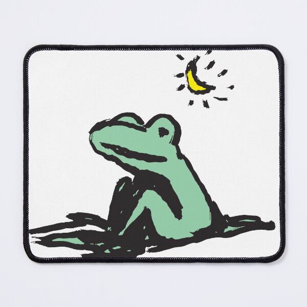 Item preview, Minimalist Cute Frog Drawing designed and sold by Kara Draws.