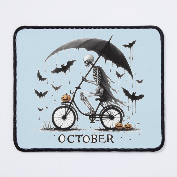 Item preview, Skeleton witch Halloween Bicycle designed and sold by Nanthanon.