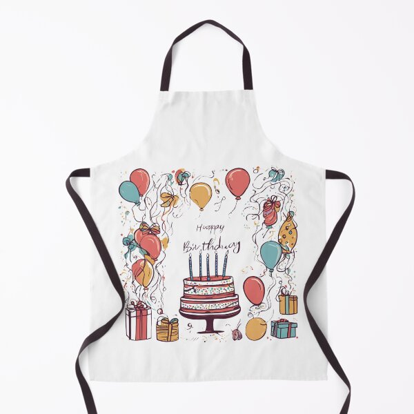 Item preview, Happy Birthday Cake Ballons Gift Flowers designed and sold by Design_Your_Day.