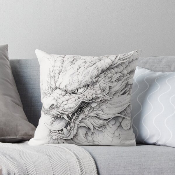 Item preview, Black and white Chinese Dragon designed and sold by Pencil-Art.