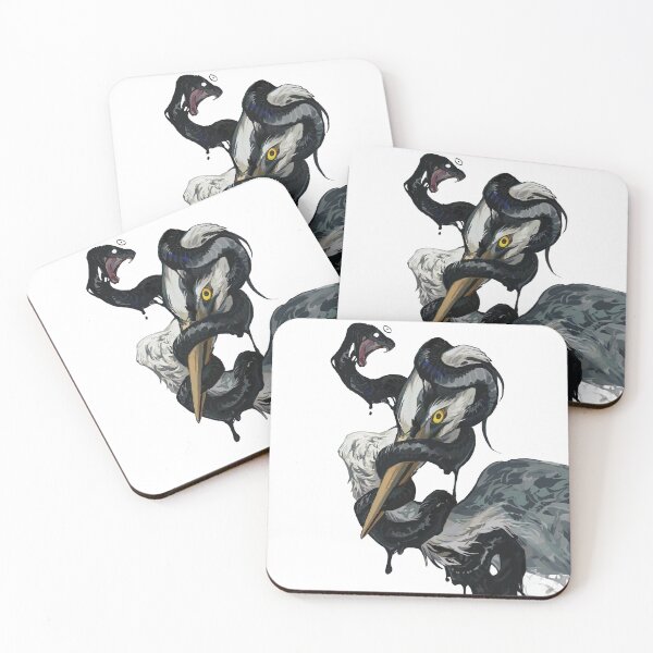 Item preview, Snake and Heron designed and sold by BlackHoleShop.