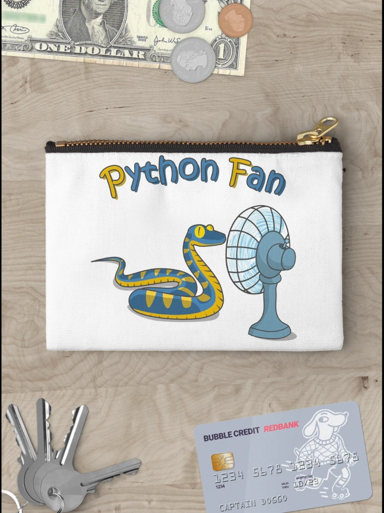 Thumbnail 3 von 4, Täschchen, Python-Fan designt und verkauft von Reesh-Store.