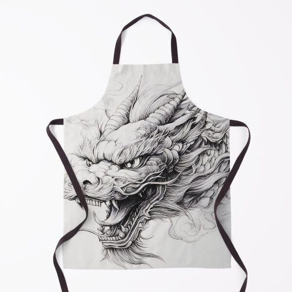Item preview, Black and white Chinese Dragon designed and sold by Pencil-Art.