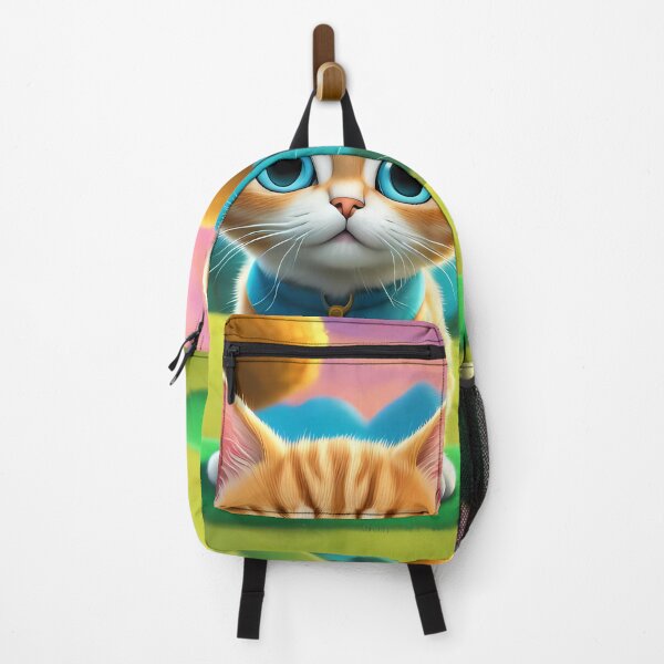 Item preview, Folk Art Kitten playing golf designed and sold by Colin Bentham.