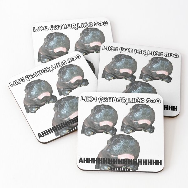 Item preview, LIKE FATEHR LIKE SON MOO DENG Hippo AHHHH  designed and sold by fanadesigns.