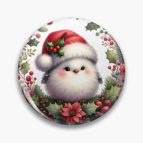 Item preview, Cute tiny furry Christmas bird.  designed and sold by Nudaeng.