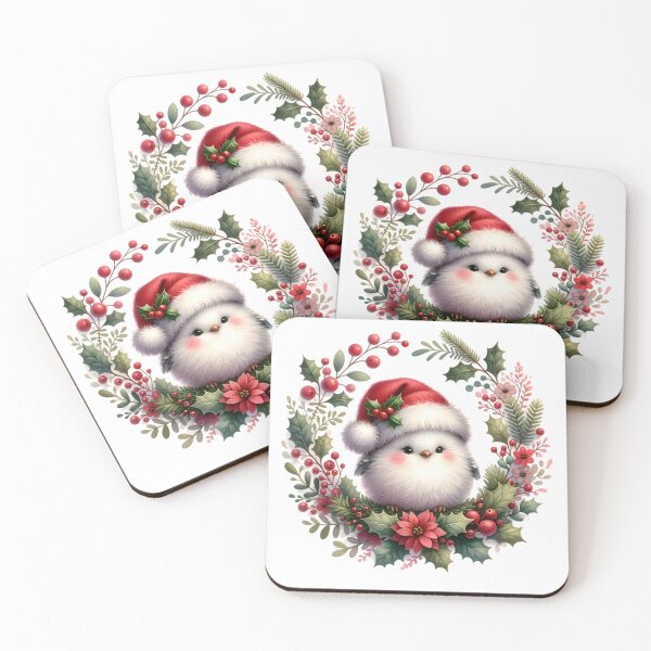 Item preview, Cute tiny furry Christmas bird.  designed and sold by Nudaeng.