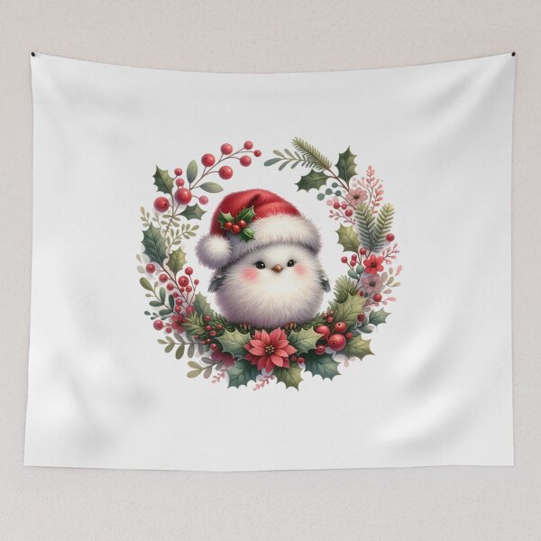 Item preview, Cute tiny furry Christmas bird.  designed and sold by Nudaeng.