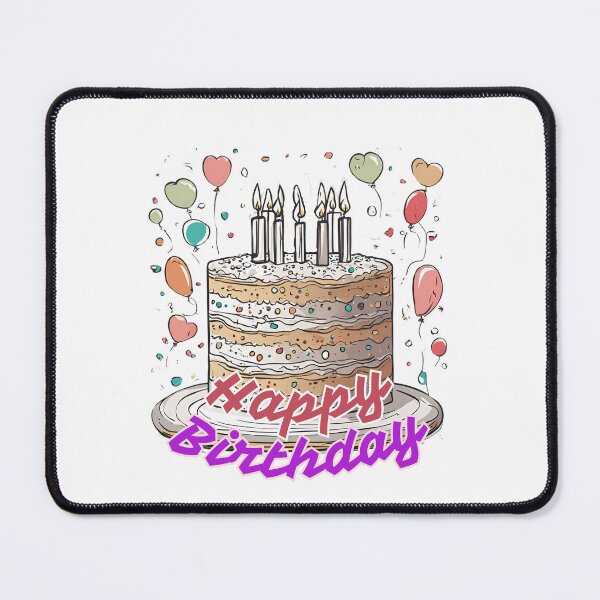 Item preview, Happy Birthday Cake Ballons Gift Flowers designed and sold by Design_Your_Day.