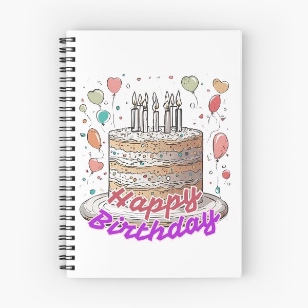 Item preview, Happy Birthday Cake Ballons Gift Flowers designed and sold by Design_Your_Day.