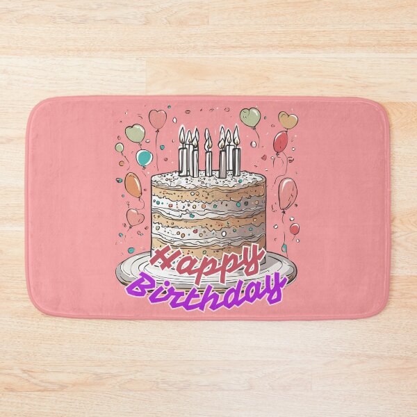 Item preview, Happy Birthday Cake Ballons Gift Flowers designed and sold by Design_Your_Day.