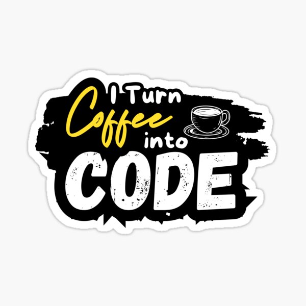 Artikel-Vorschau von Ich verwandle Kaffee in Code, designt und verkauft von variant designer.