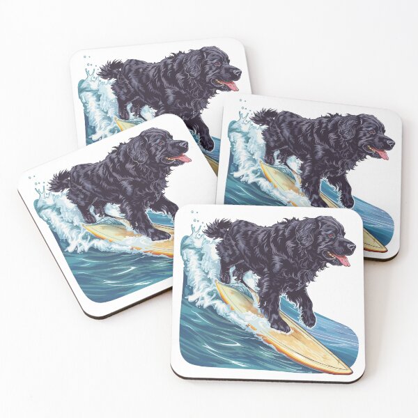 Item preview, Surfing Newfoundland Dog designed and sold by VelvetRoom.