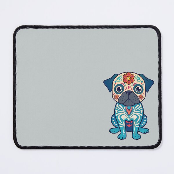 Item preview, Sugar Skull Pug - Día de los Muertos Dog Illustration | Cute Colorful Pug Art designed and sold by Deborah Regan.