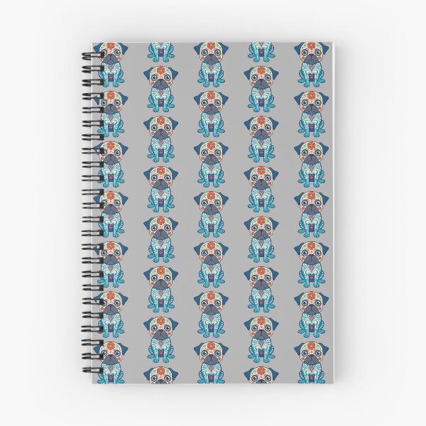 Item preview, Sugar Skull Pug - Día de los Muertos Dog Illustration | Cute Colorful Pug Art designed and sold by Deborah Regan.