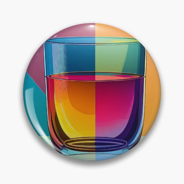 Item preview, Abstract colored glass designed and sold by BysonDesigns.