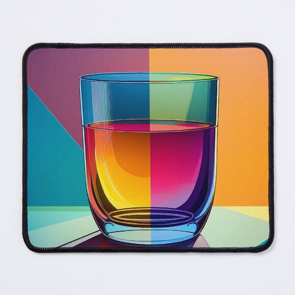 Item preview, Abstract colored glass designed and sold by BysonDesigns.