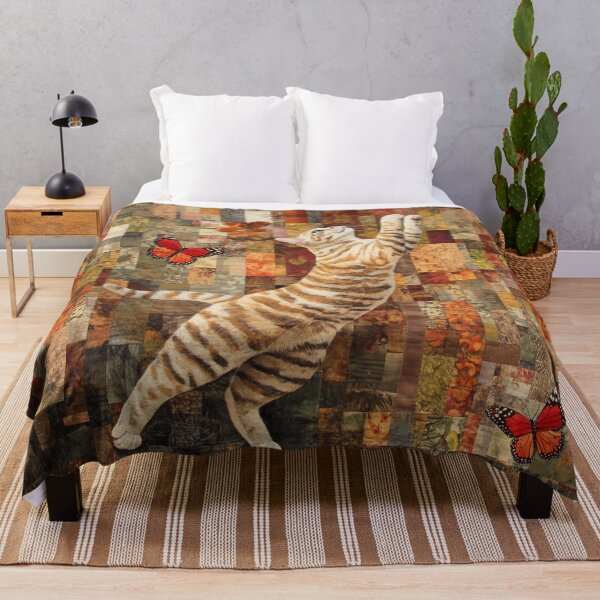 Item preview, Bengal Cat Quilted Pattern designed and sold by WitsandWonders.