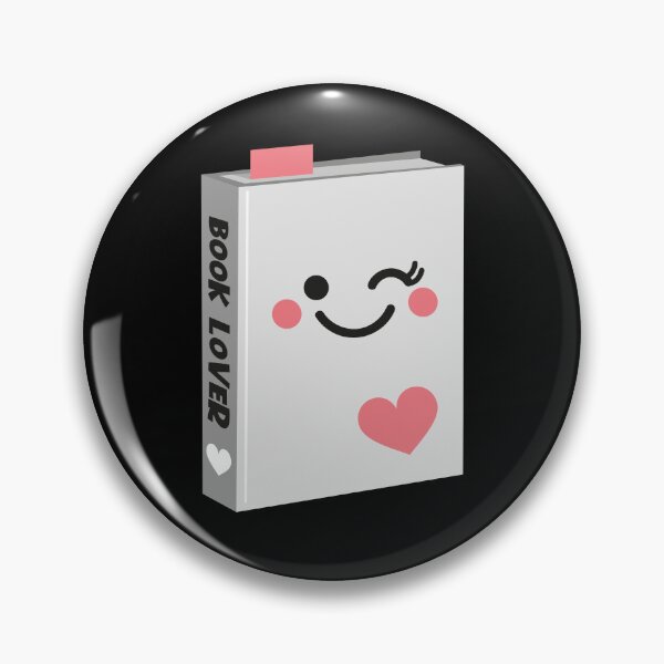 Item preview, Book Lover Winky Face designed and sold by VicEllisArt.