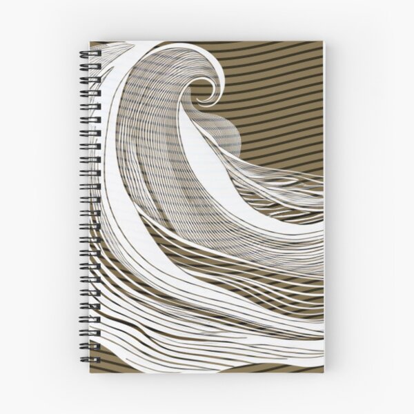 Item preview, The wave in brown and white designed and sold by AnnabellaRh.