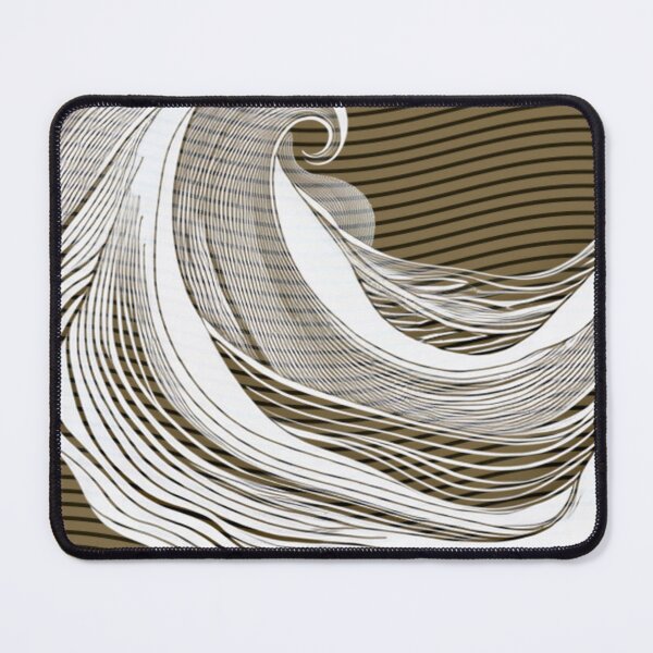 Item preview, The wave in brown and white designed and sold by AnnabellaRh.