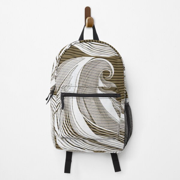 Item preview, The wave in brown and white designed and sold by AnnabellaRh.