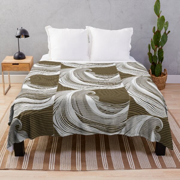 Item preview, The wave in brown and white designed and sold by AnnabellaRh.