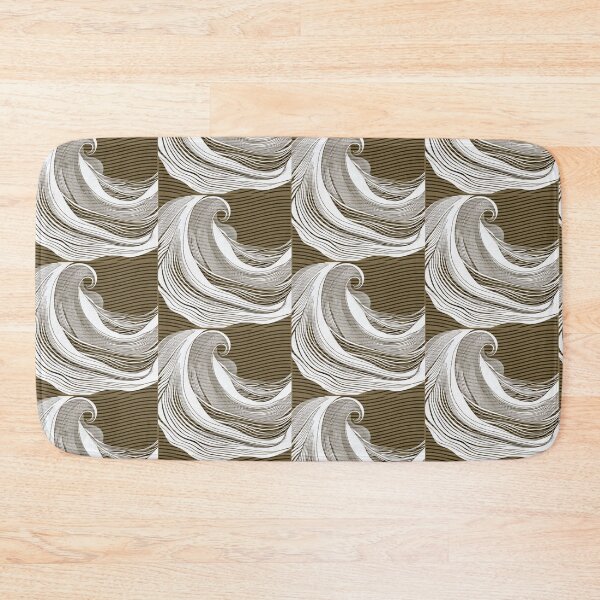 Item preview, The wave in brown and white designed and sold by AnnabellaRh.