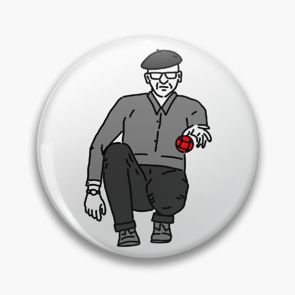 Item preview, Petanque player left-handed designed and sold by ComPott.