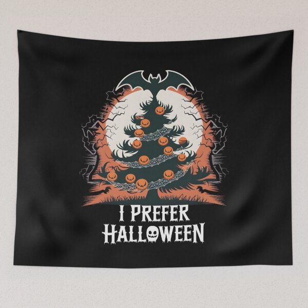 Item preview, I Prefer Halloween Christmas Sweater Sarcastic designed and sold by clothesy7.
